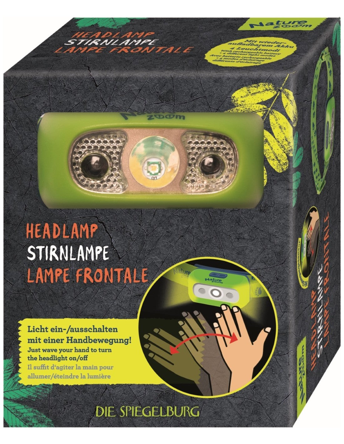 Spiegelburg | Nature Zoom Hoofdlamp met Bewegingssensor