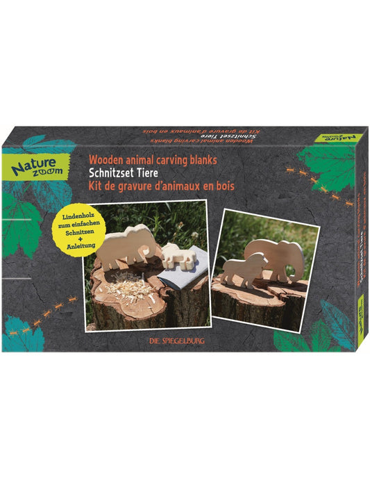 Spiegelburg | Houten Dieren Snijset – Houtsnijpakket voor Kinderen