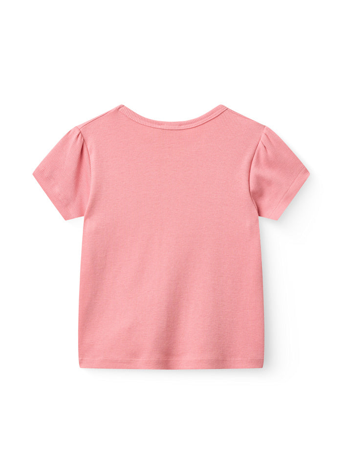 Copenhagen colors | Modal rib t-shirt rushes roze