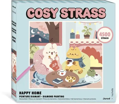 Janod | Cosy Strass Happy Home – diamond painting