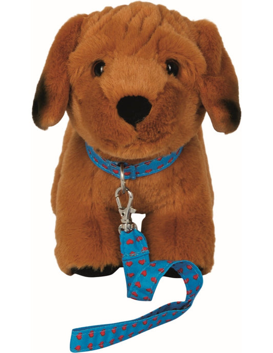 Spiegelburg | Knuffelhond puppy Joey met riem