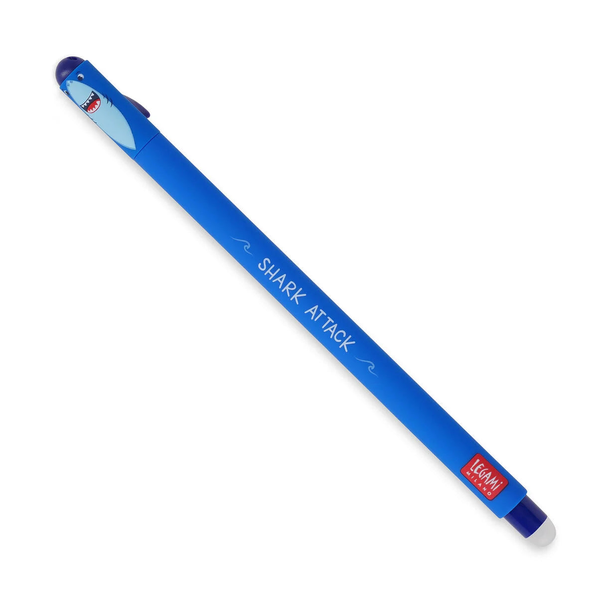 Erasable pen van Legami in de haaien variant