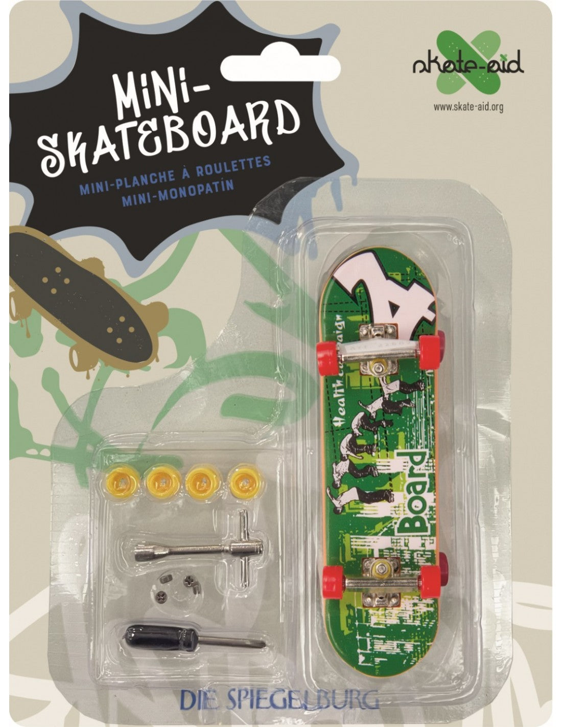 Spiegelburg | Mini Skateboard met Reserveonderdelen