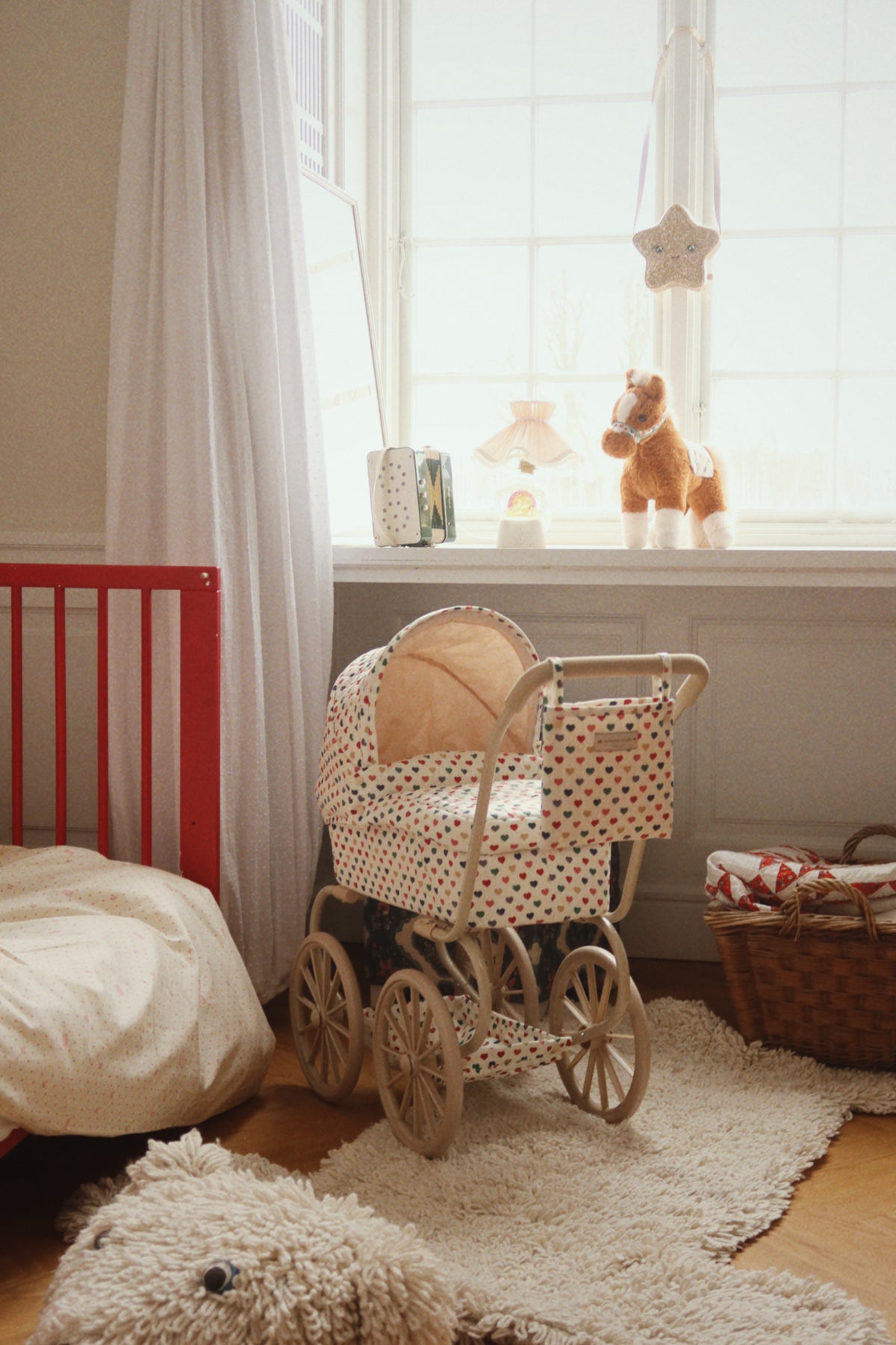 Konges Sløjd | Minnie Doll Pram - Coeur Coloré