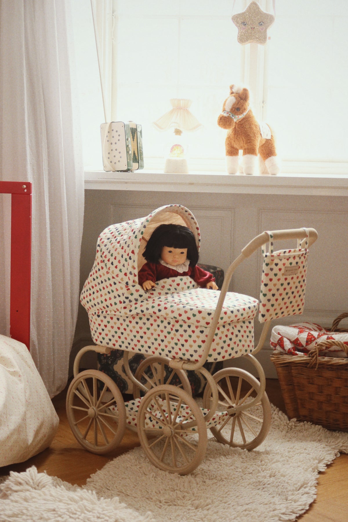 Konges Sløjd | Minnie Doll Pram - Coeur Coloré