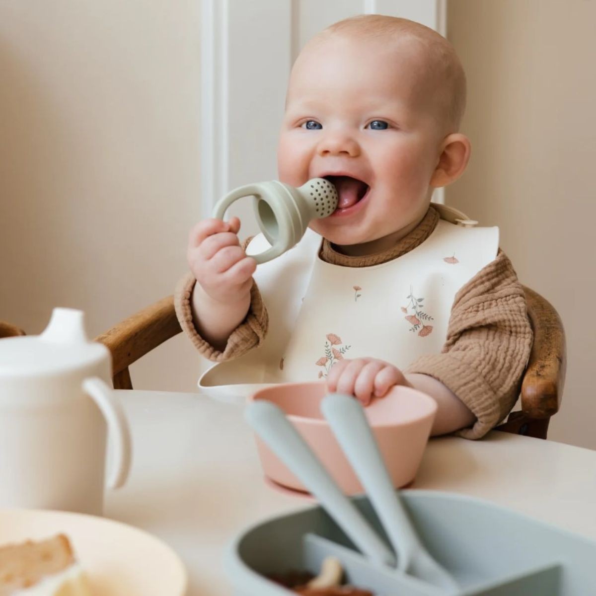 Mushie | Cadeauset Fresh Food Utilities Cambridge Blue