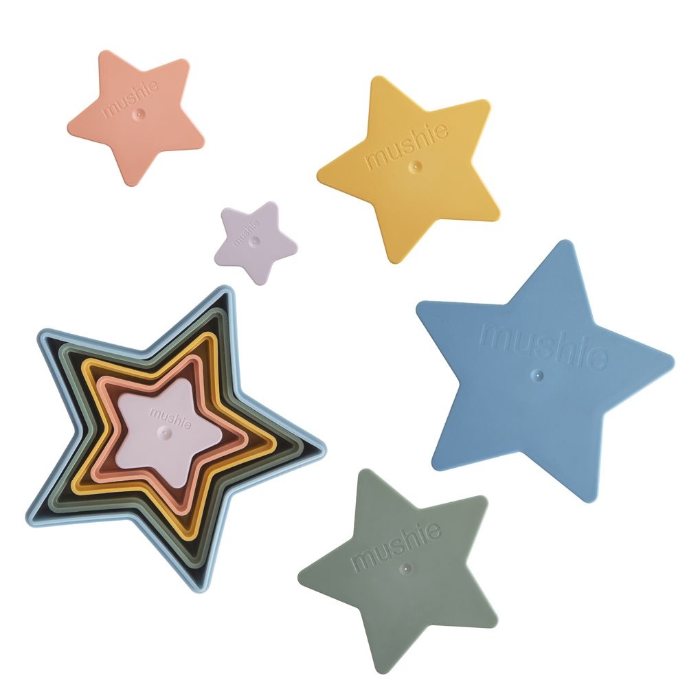Mushie | Nesting Stars Retro – stapelsterren