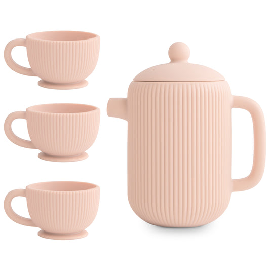 Mushie | Siliconen theeservies Blush – Silicone Tea Play Set