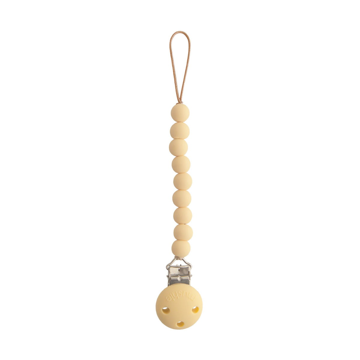 Mushie | Speenclip Hera Pale Yellow