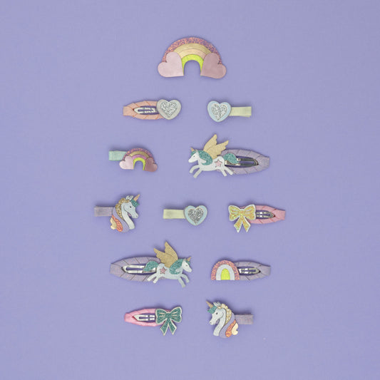 Mimi & Lula | dreamy unicorn mini clic clacs | haarspeldjes | 182002-23