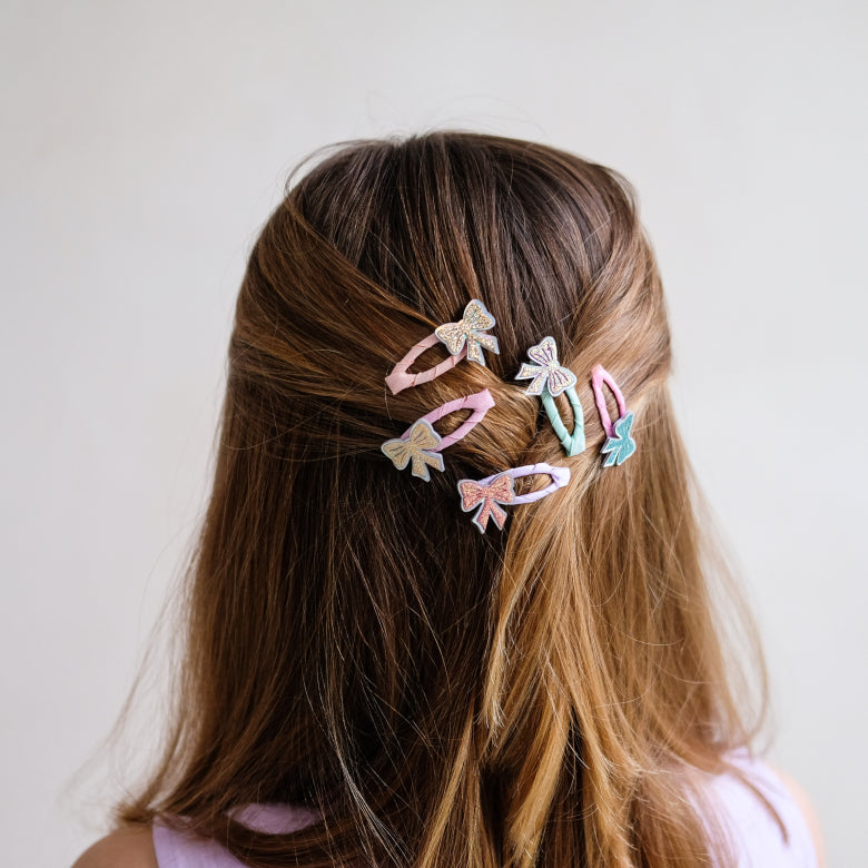 Mimi & Lula | Sparkle bow mini clic clacs | haarspeldjes | 182005-23