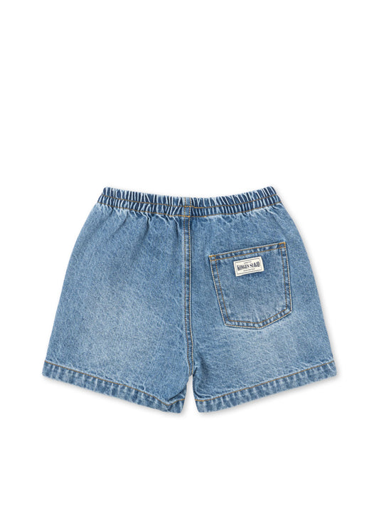 Konges Sløjd | korte spijkerbroek voor kinderen – zachte denim short met elastische taille