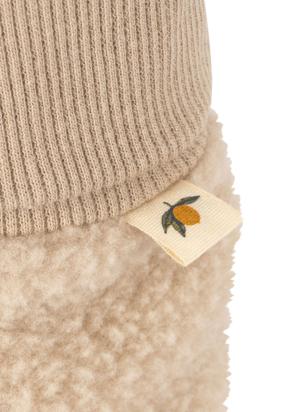 Konges Sløjd | Safa Booties – Teddy Babyslofjes met Citroen Borduursel