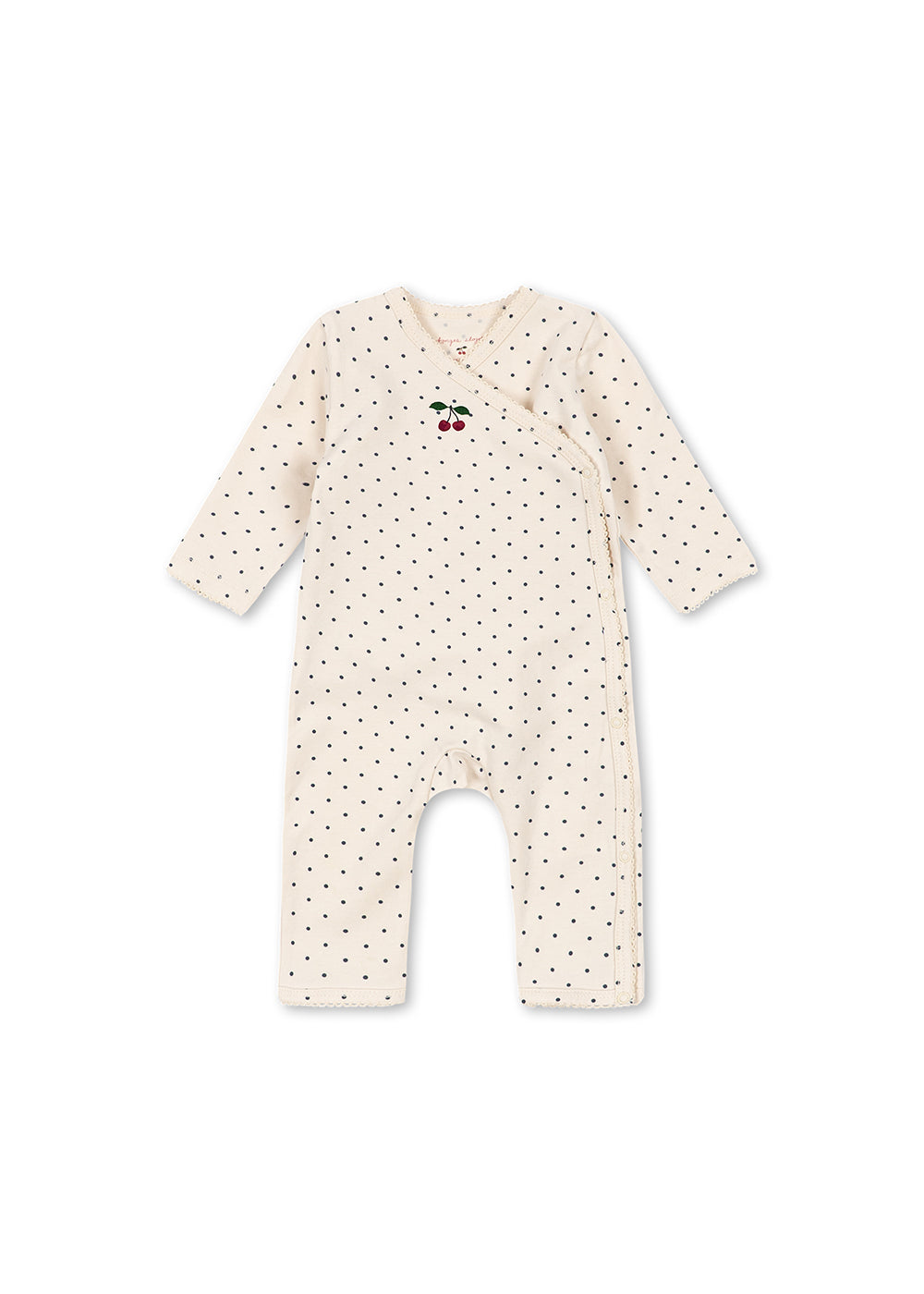 Konges Sløjd | Basic Newborn Onesie GOTS - Blue Dot