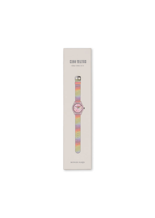 Konges Sløjd | Kinderhorloge Rainbow - Rainbow Glitter
