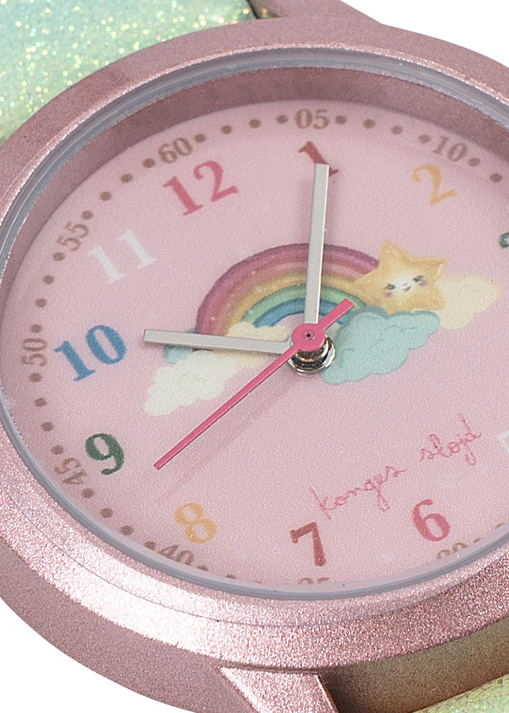 Konges Sløjd | Kinderhorloge Rainbow - Rainbow Glitter