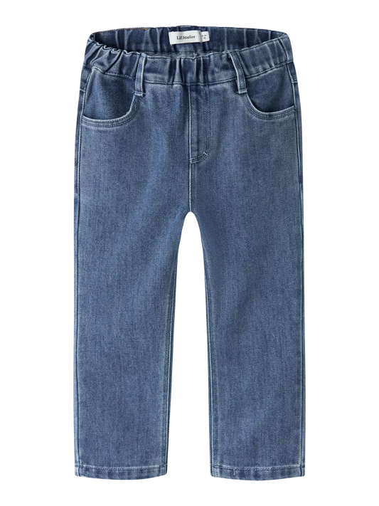Lil Atelier | Obello Loose Jeans | Dark Blue Denim