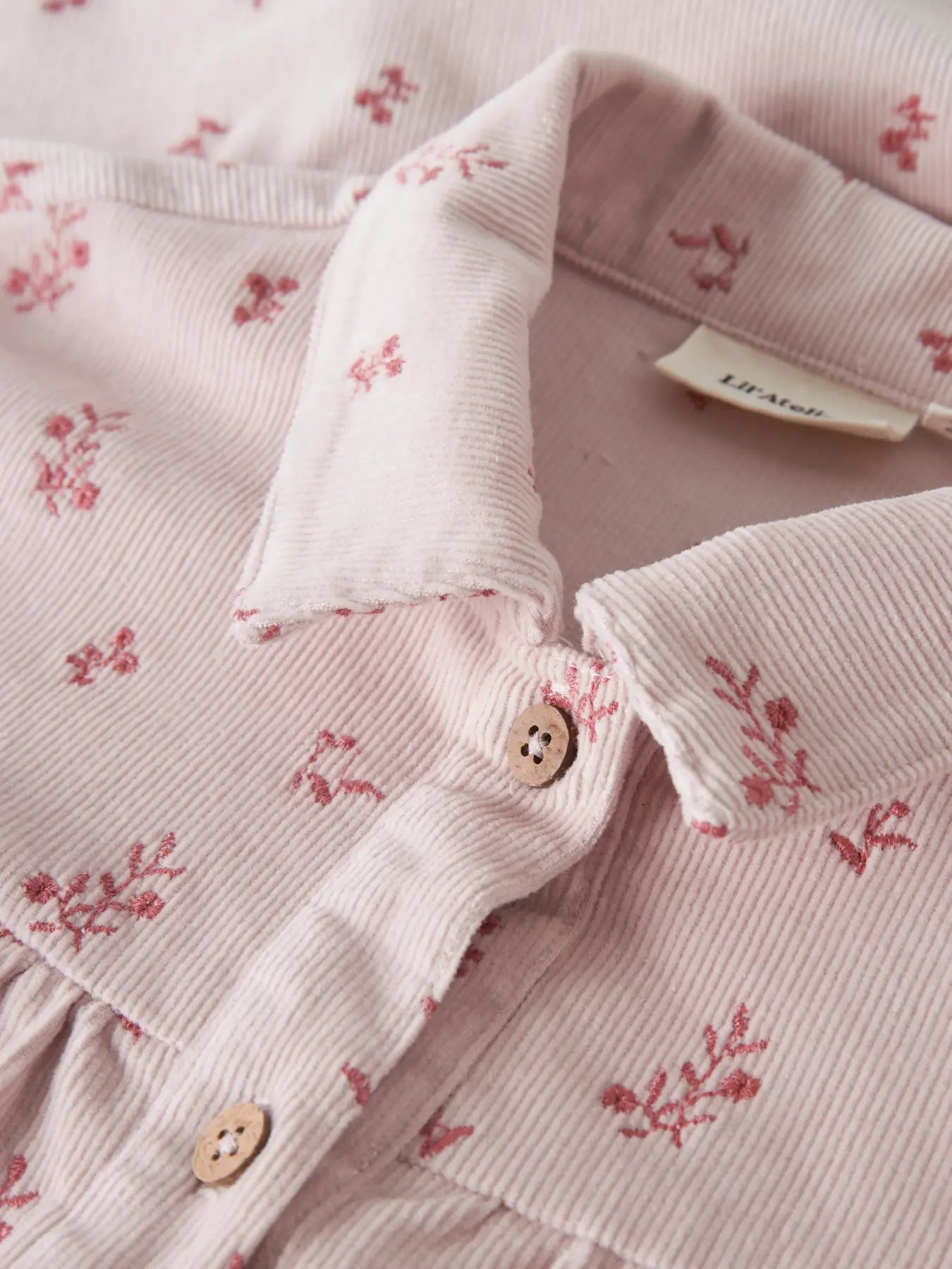 Lil Atelier | Nelly Corduroy Loose Dress | Hushed Violet