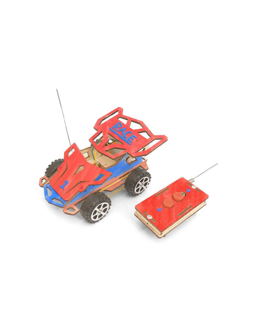 Satzuma | STEM Wooden RC Car – Bouw je Eigen Afstandsbestuurbare Auto