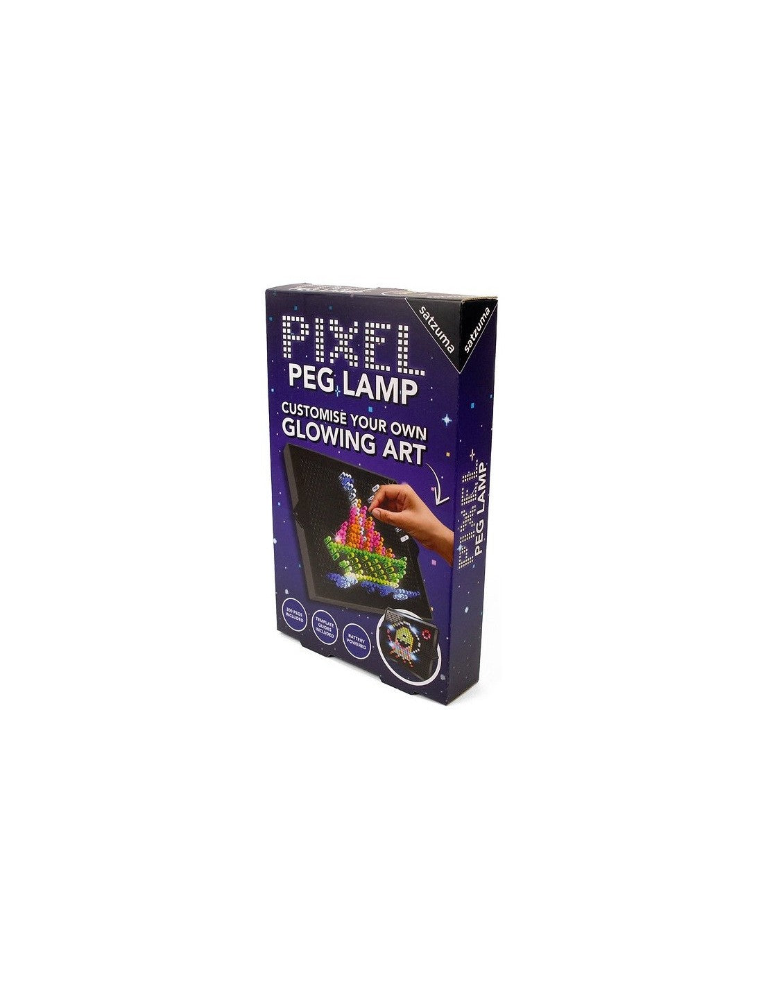 Satzuma | Pixel Peg Lamp – Maak Je Eigen Lichtgevende Pixel Art
