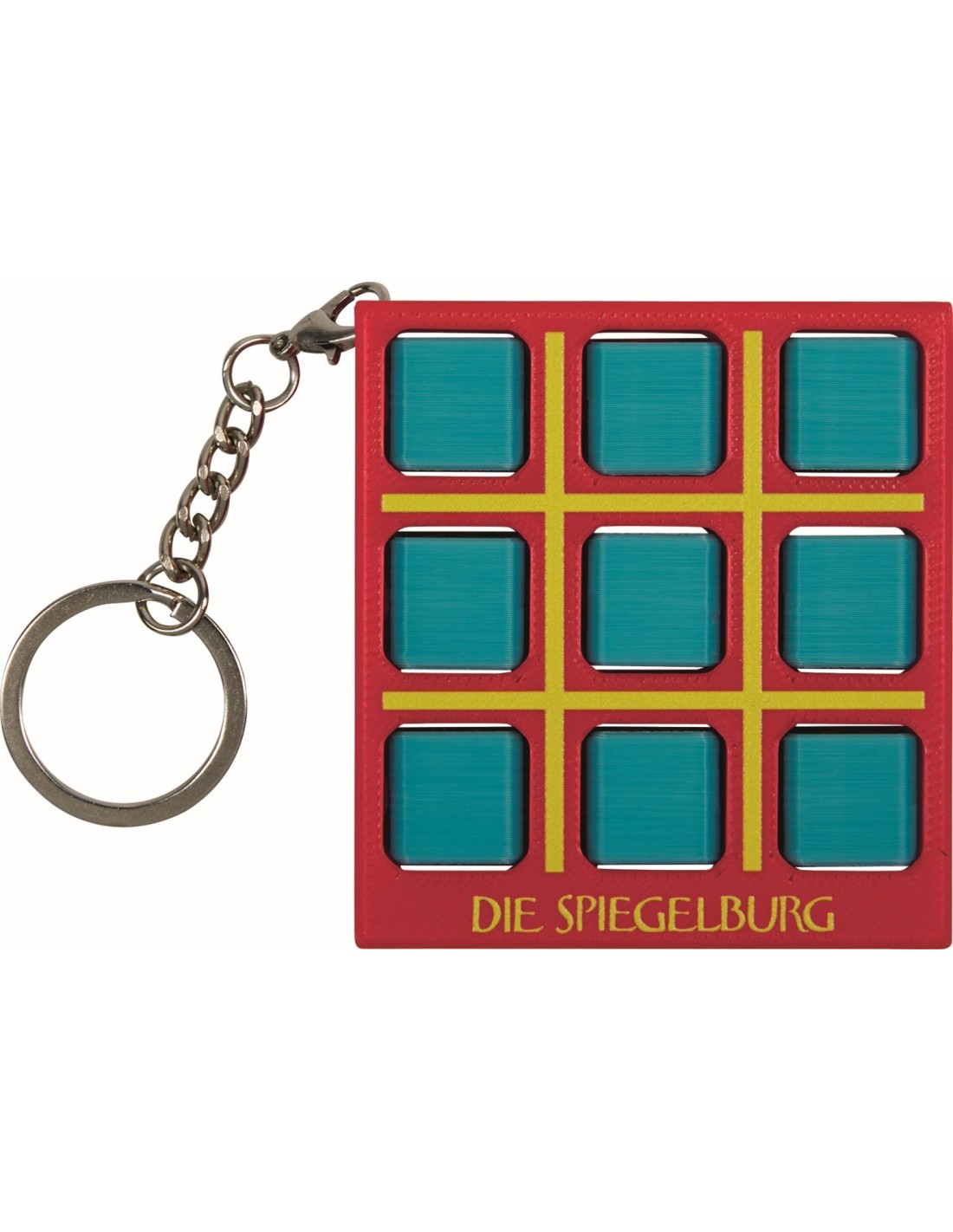 Spiegelburg | Tic-Tac-Toe Sleutelhanger – Boter, Kaas en Eieren voor Onderweg
