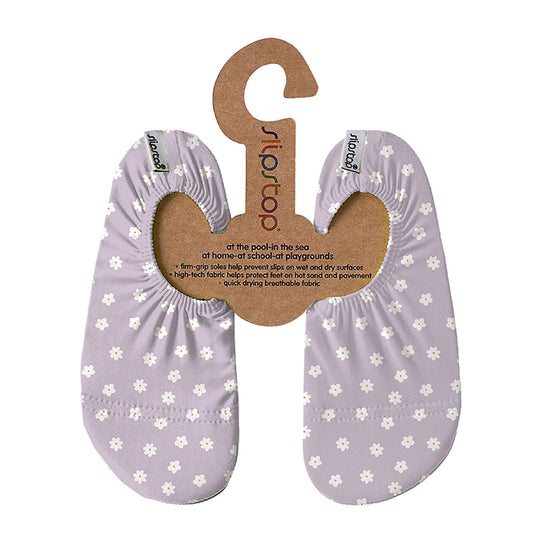 Slipstop | Waterschoenen Lila stip - Clara - antislip