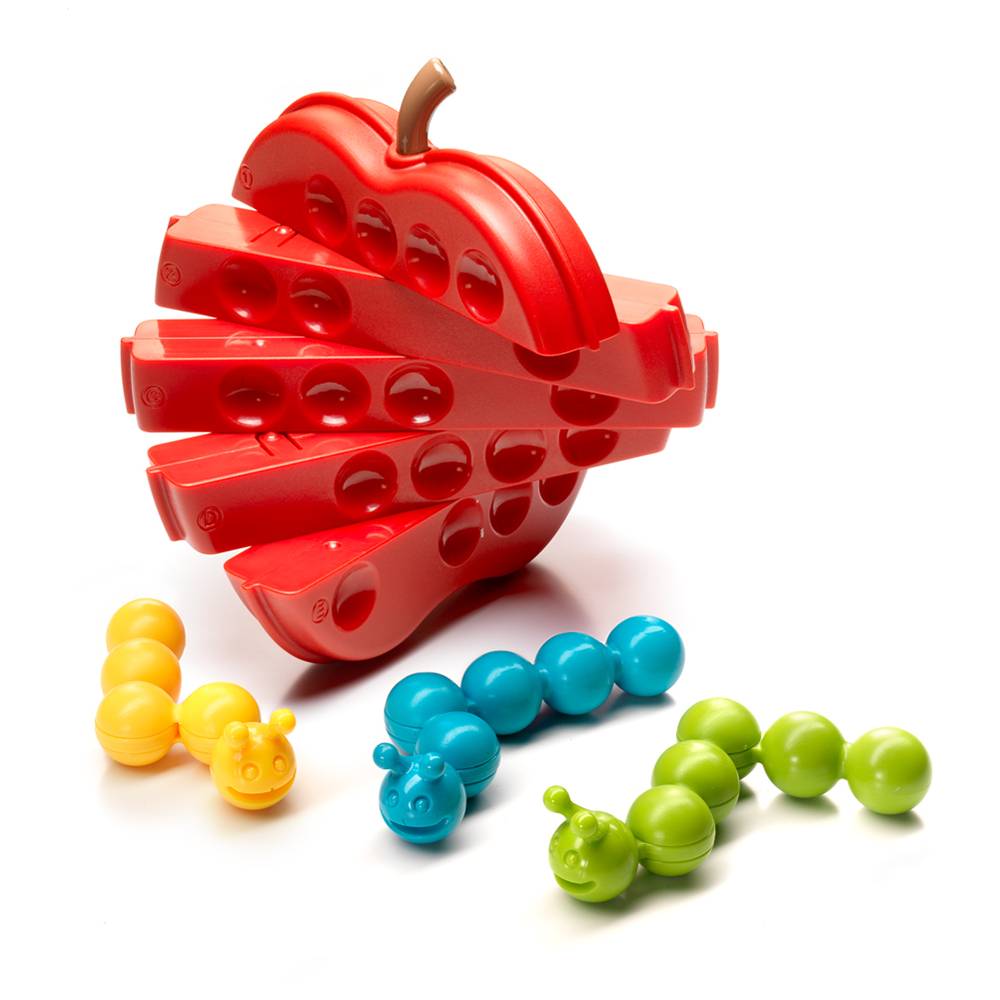 SmartGames | Apple Twist – Flexibel Denkspel met Rupsen