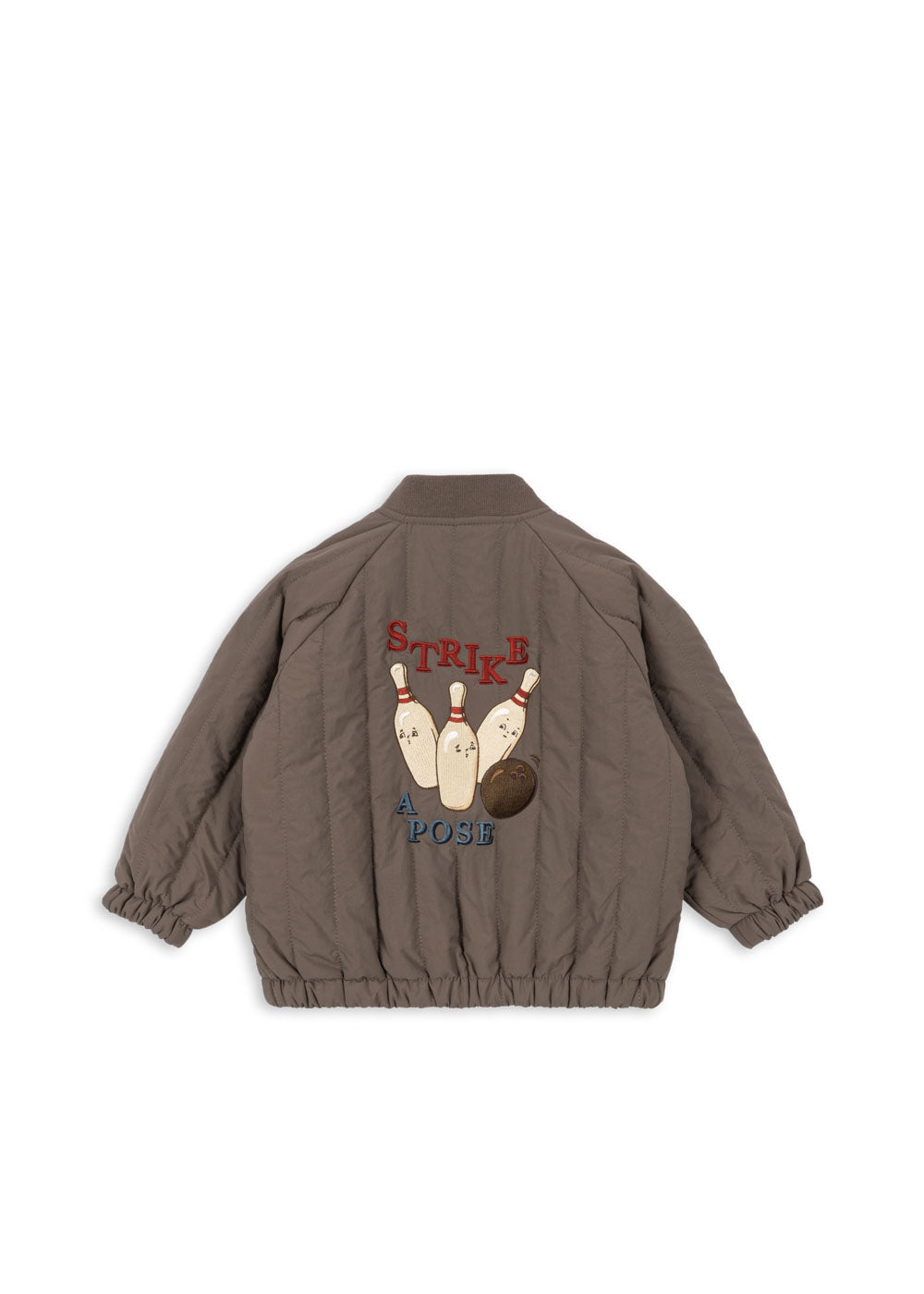 Konges Sløjd | Strike A Pose Bomber Jacket met Bowling Borduring