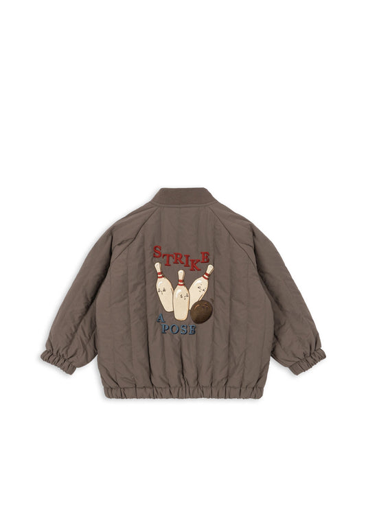 Konges Sløjd | Strike A Pose Bomber Jacket met Bowling Borduring