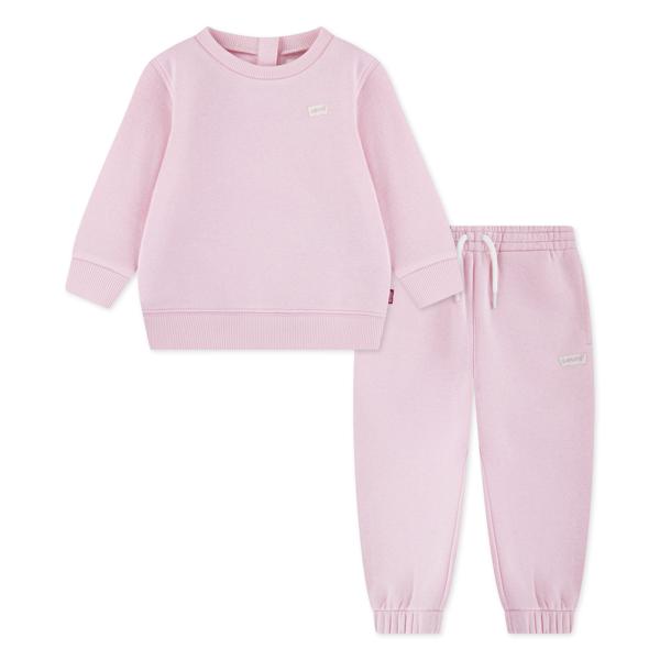 Levi's Kids Core Batwing Knit Set Crystal Rose - Jongens