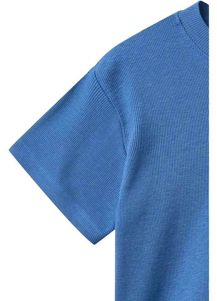 Copenhagen colors | Modal rib t-shirt blauw